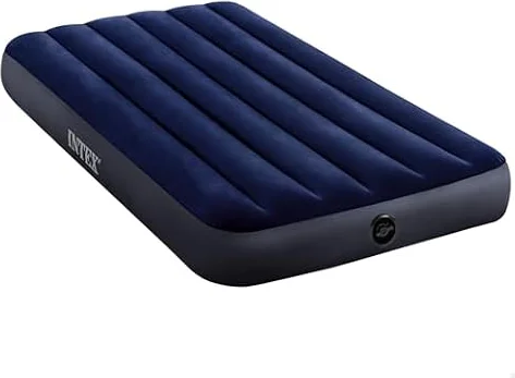 Intex 64757 Classic Downy Blue Dura-Beam Serie Twin Luftbett, Blau, 191 x 99 x 25 cm (L x B x H)
