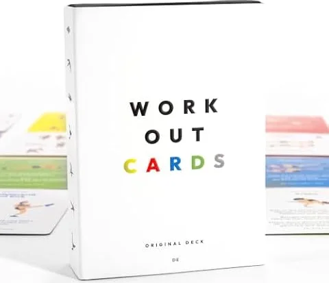Workout Cards Original Deck – Premium Trainingssystem | Motivation und Abwechslung: 100+ Übungen ohne Geräte | Hochwertiges Design und Kartenqualität | Für die tägliche Routine geeignet