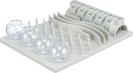 TRIXIE Katzenspielzeug Cat Activity Fun Board, mit 5 Modulen – 30 x 40 cm | Intelligenzspielzeug zur geistigen Förderung – fordert den Kopf und beschäftigt die Katze spielerisch clever