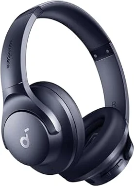 Soundcore by Anker Q20i kabelloser Bluetooth Over-Ear-Kopfhörer | mit Hybrid Active Noise Cancelling, 40h im ANC-Modus, Hi-Res Audio, tiefer Bass, Personalisierung per App, Dual-Verbindung