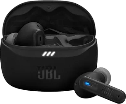 JBL Tune Beam 2, Kabellose Kopfhörer mit Noise-Cancelling, Schwarz | 48 h Wiedergabezeit, IP54 Wasser- und staubgeschützt, Multipoint-Verbindung, Ergonomisches Design