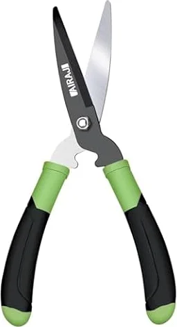 AIRAJ Heckenschere Manuell 40CM,SK5-Legierung gerade Klinge