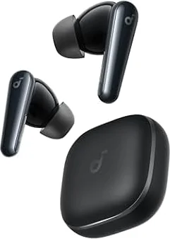 soundcore by Anker Liberty 5, kabellose Noise Cancelling Earbuds, Hi-Res | 2X stärkere Stimmreduktion, ANC in Echtzeit, Schnellladen, Dolby Audio, Surround Sound, klare Telefonate, Lange Akkulaufzeit