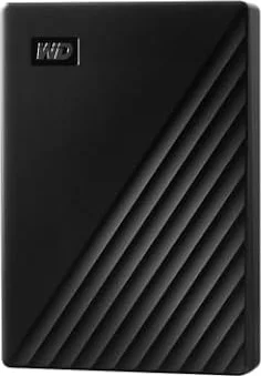 WD My Passport externe Festplatte 5 TB (mobiler Speicher, schlankes Design, herunterladbare Software, automatische Backups, Passwortschutz) Schwarz - auch kompatibel mit PC, Xbox und PS4