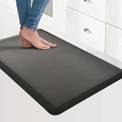 Art3d 1,2 cm Anti-Ermüdungsmatte Komfortmatte 71 x 44 cm Schwarz