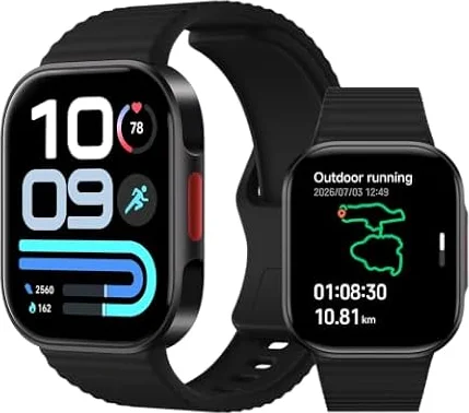 XIAOMI Redmi Watch 6 Lite, Fitnesstracker, 18 Tage Akku, Black | Smartwatch für Damen & Herren, 1,96" AMOLED-Display, Herz- und Schlafmonitor, 150+ Sportarten, 5-System-GNSS, 5ATM, BT