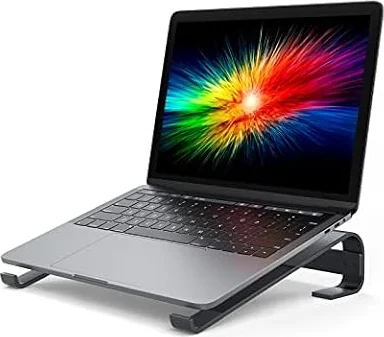 Soqool Laptop Ständer, Ergonomisch Laptop Halterung für Schreibtisch,