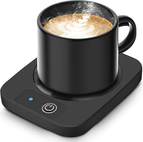YsyYey Kaffeewärmer, Smart Schreibtisch Tassenwärmer,büro Gadgets | Candle Warmer, 55 ℃ Getränke-Elektrischer Kaffeewärmer zum Erhitzen von Milch, Tee, Kakao, Geschenke für Kaffeeliebhaber