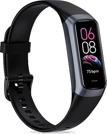 Fitness Tracker Smartwatch für Herren und Damen – Aktivitätstracker mit 24/7 Herzfrequenz-, Schlaf- und Blutdruck-Trendüberwachung, Schrittzähler & Sportuhr, kompatibel mit iOS Android