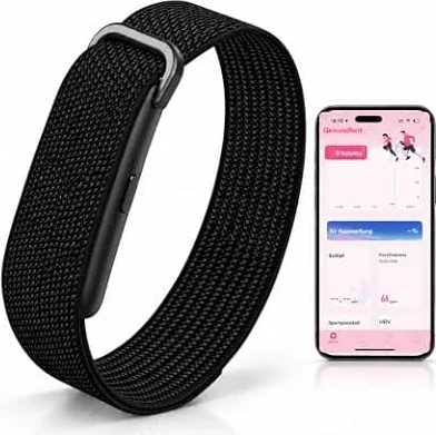 Fitness Tracker ohne Display, 24/7 Wellness-Tracking mit Herzfrequenz & SpO2, 170+ Sportmodi, 20-30 Tage Akkulaufzeit, IP68 Wasserdicht, 25g Leichtgewicht Smartband für Damen Herren