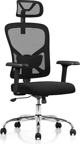 YW100-1A Chefsessel Ergonomisch - Bürostuhl Netz für Homeoffice | Premium Schreibtischstuhl Ergonomisch und Chefsessel. Ein buro stuhl bequem als idealer Office Chair Ergonomic.