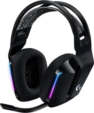 Logitech G G733 Lightspeed Kabelloses Gaming-Headset für PC & Streamer | Kopfbügel, LIGHTSYNC RGB, Blue VO!CE, PRO-G-Lautsprecher, ultraleicht, 29 Std. Akku, 20 m Reichweite, kabellose Headsets