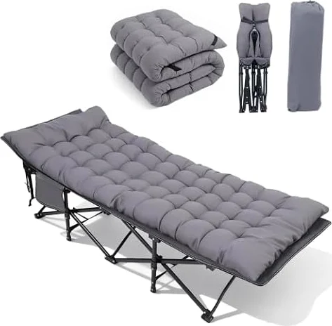 Sekey Feldbett Klappbar XXL, 190 x 71 x 35 cm überbreit, Campingbett