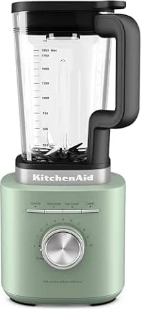 KitchenAid 5KSB2071 Pure Power Standmixer, 1,85 L | 1200 W, Glasbehälter, 10 Geschwindigkeitsstufen, asymmetrische Edelstahlklingen, Reinigungszyklus, Cardamom
