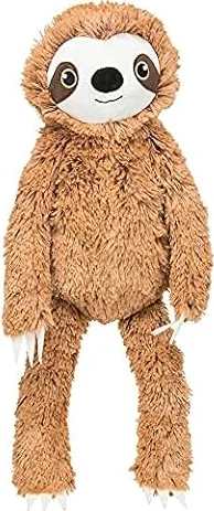 TRIXIE Hundespielzeug Faultier-Plüschtier, mit Sound – 56 cm | Kuscheliger Spielgefährte aus weichem Plüsch – zum Schmusen, Tragen und Spielen für Welpen und erwachsene Hunde
