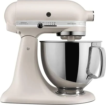 KitchenAid Artisan Küchenmaschine 4,7L Milchshake | Knetet Brotteig, rührt Kuchen und schlägt Sahne; ikonisches Design mit langlebigem Zinkdruckguss-Gehäuse für Generationen