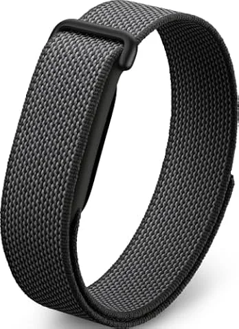 Fitbit Google Air - Screenless Activity Tracker with Fitness, Heart Rate, and Sleep Tracking - Personalized AI-Powered Coaching - Up to 7 Days’ Battery Life - Works with iOS and Android - Obsidian